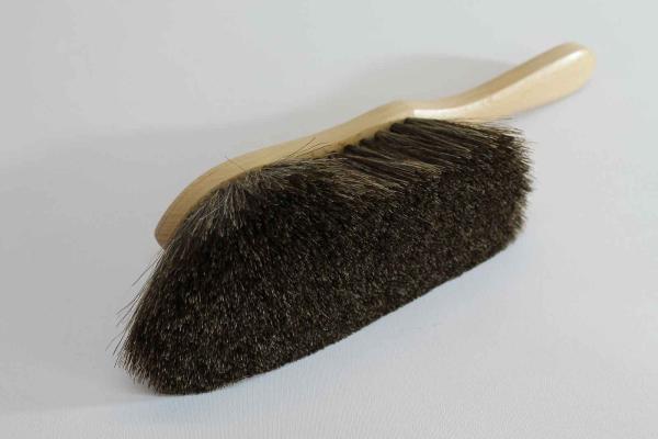 Handfeger Violine / Rosshaar braun